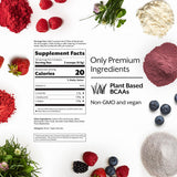 ProMix Nutrition BCAA Powder Mixed Berry side view