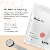 ProMix Nutrition BCAA Powder Strawberry Lemon in a glass