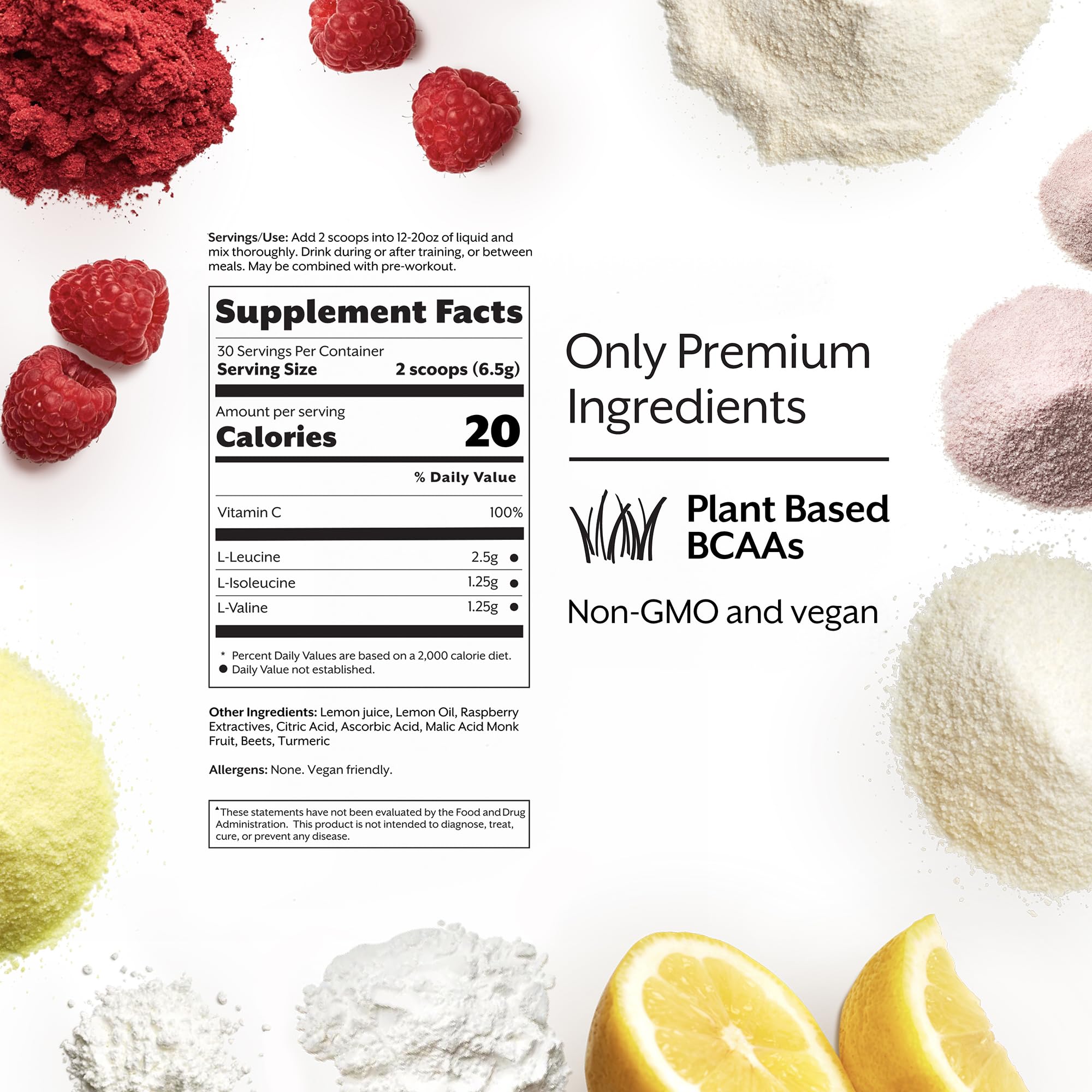 ProMix Nutrition BCAA Supplement 209g packaging side view