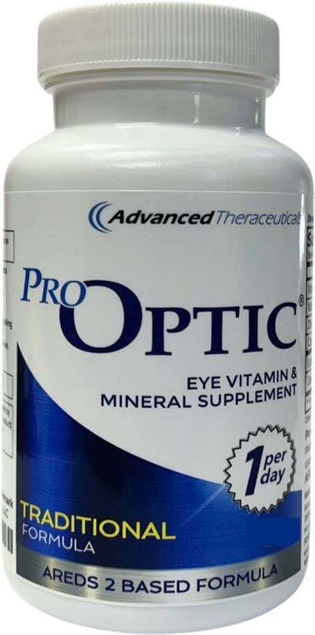 PROOPTIC Lutein Eye Supplement front view with 30 capsules