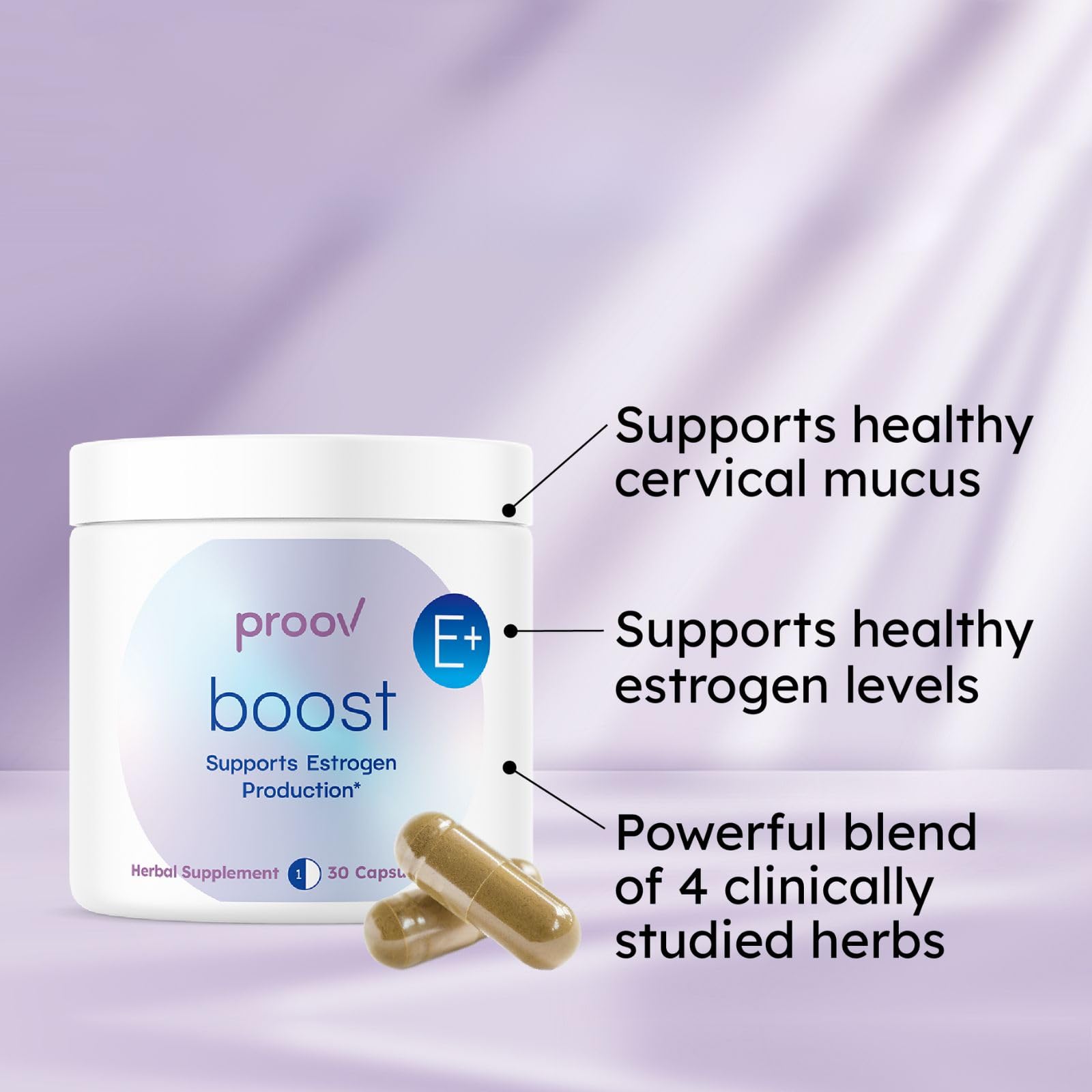 Proov Evening Primrose Supplement capsule close-up