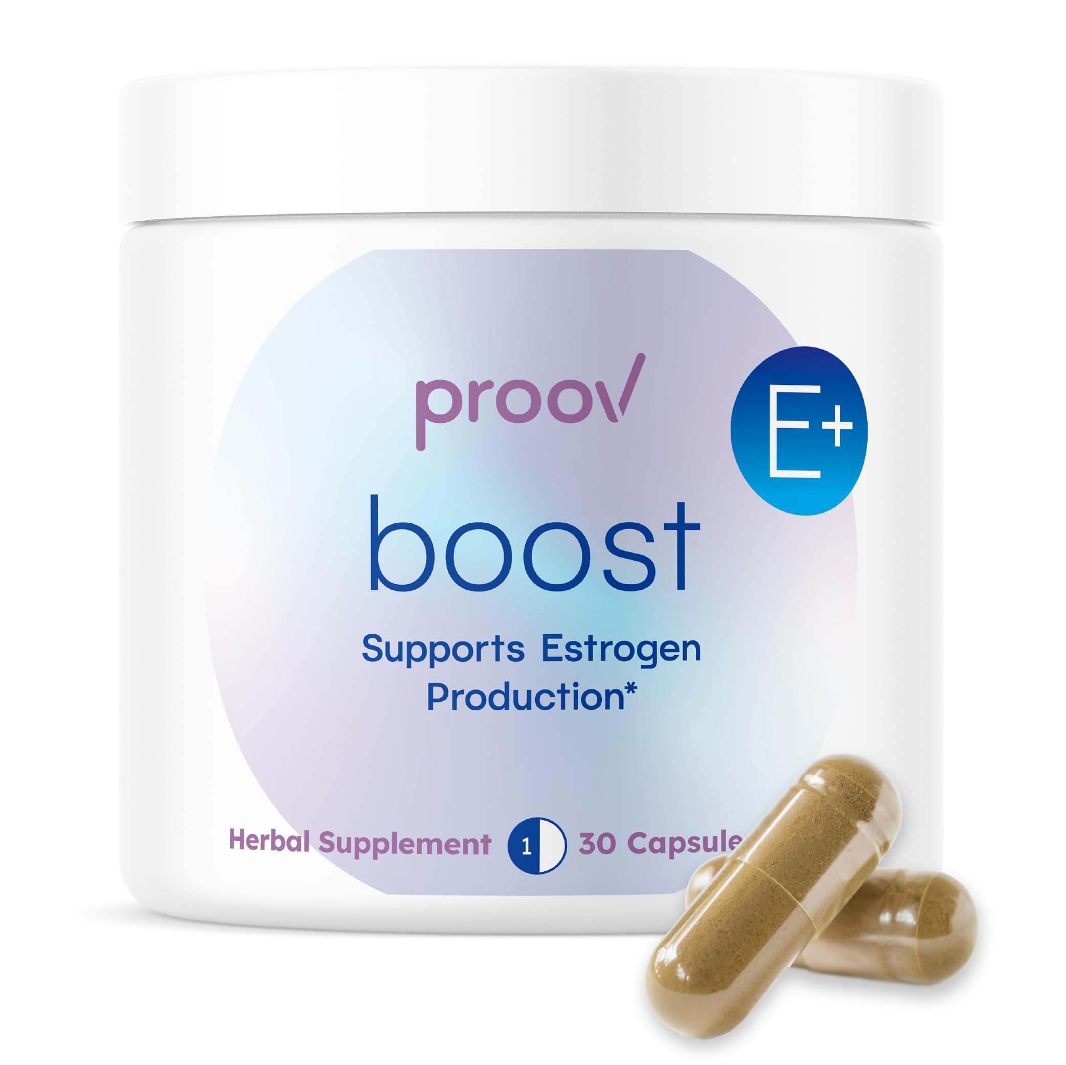 Proov Evening Primrose Supplement front view with packaging