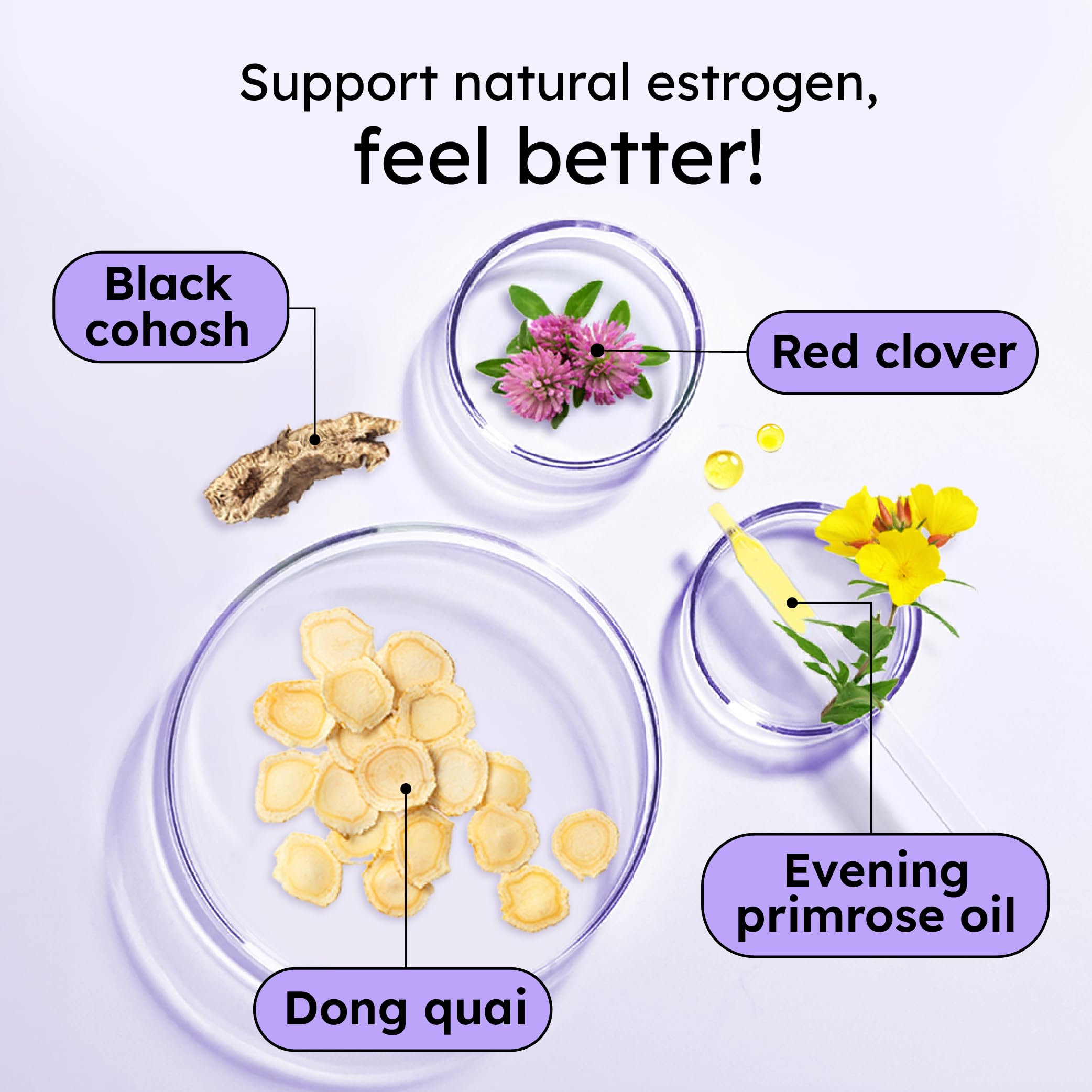 Proov Evening Primrose Supplement with other herbal supplements
