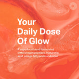 Proper Daily Glow Beauty Blend 231g peach flavour scoop