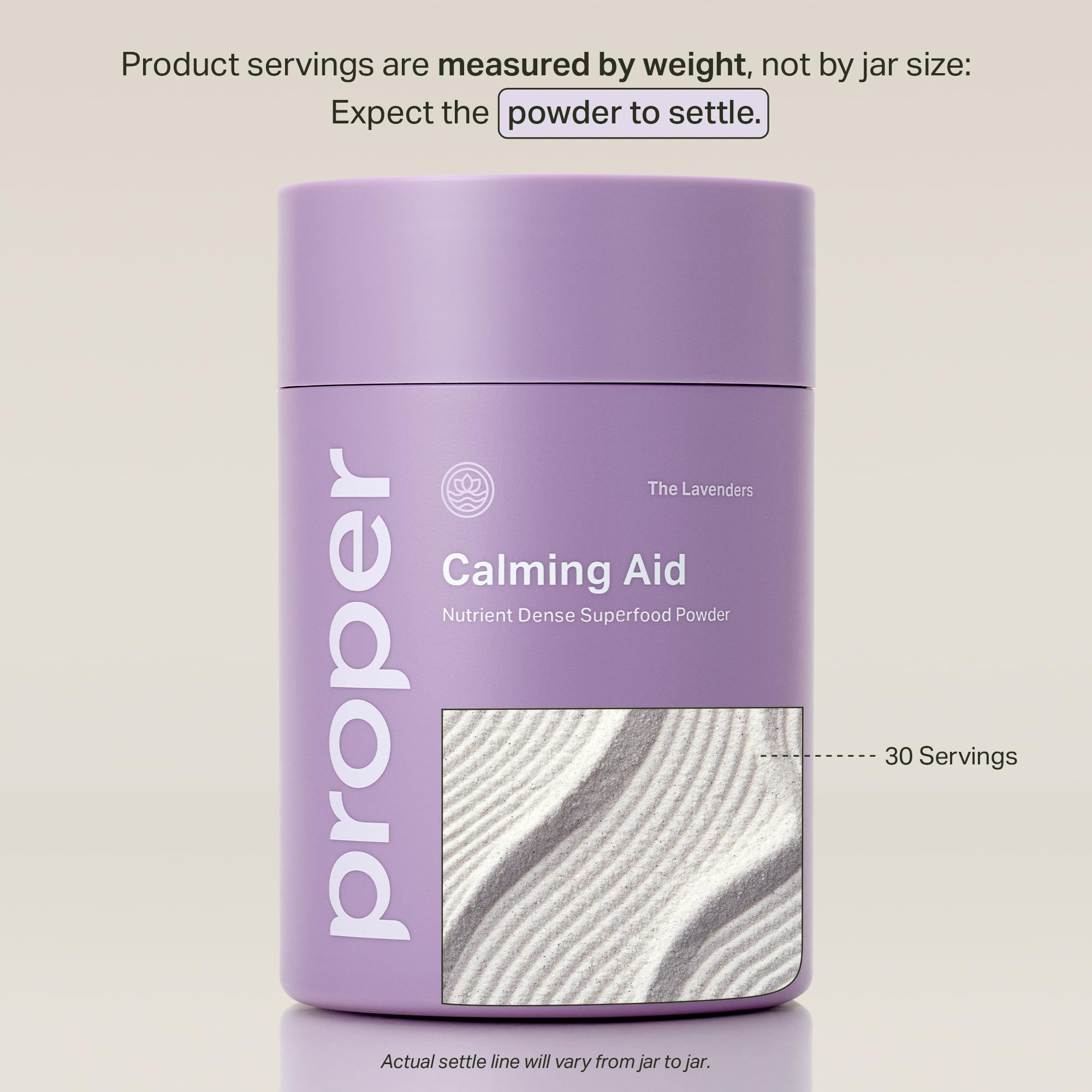 Proper Magnesium Supplement packaging with lavender lemonade flavour