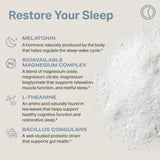 Proper Sleep Powder mixed in a glass with water