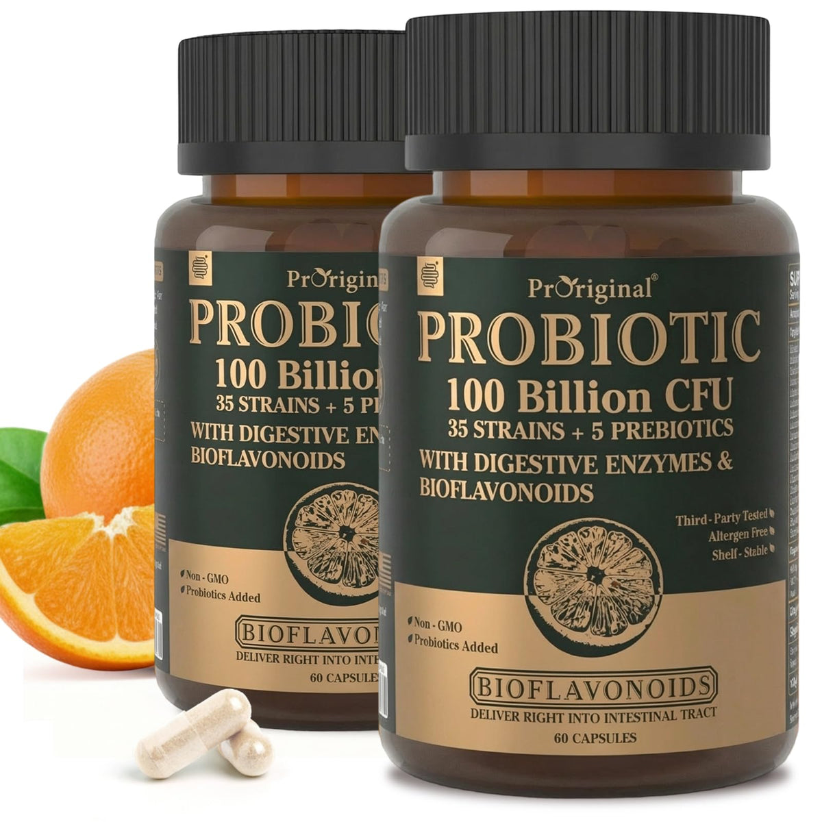 Proriginal Probiotics 100 Billion CFU bottle front view