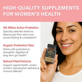 Proriginal Women’s Probiotic 100 Billion CFU capsules on a wooden surface