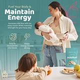 Proseed Lactation Protein Powder on a kitchen counter