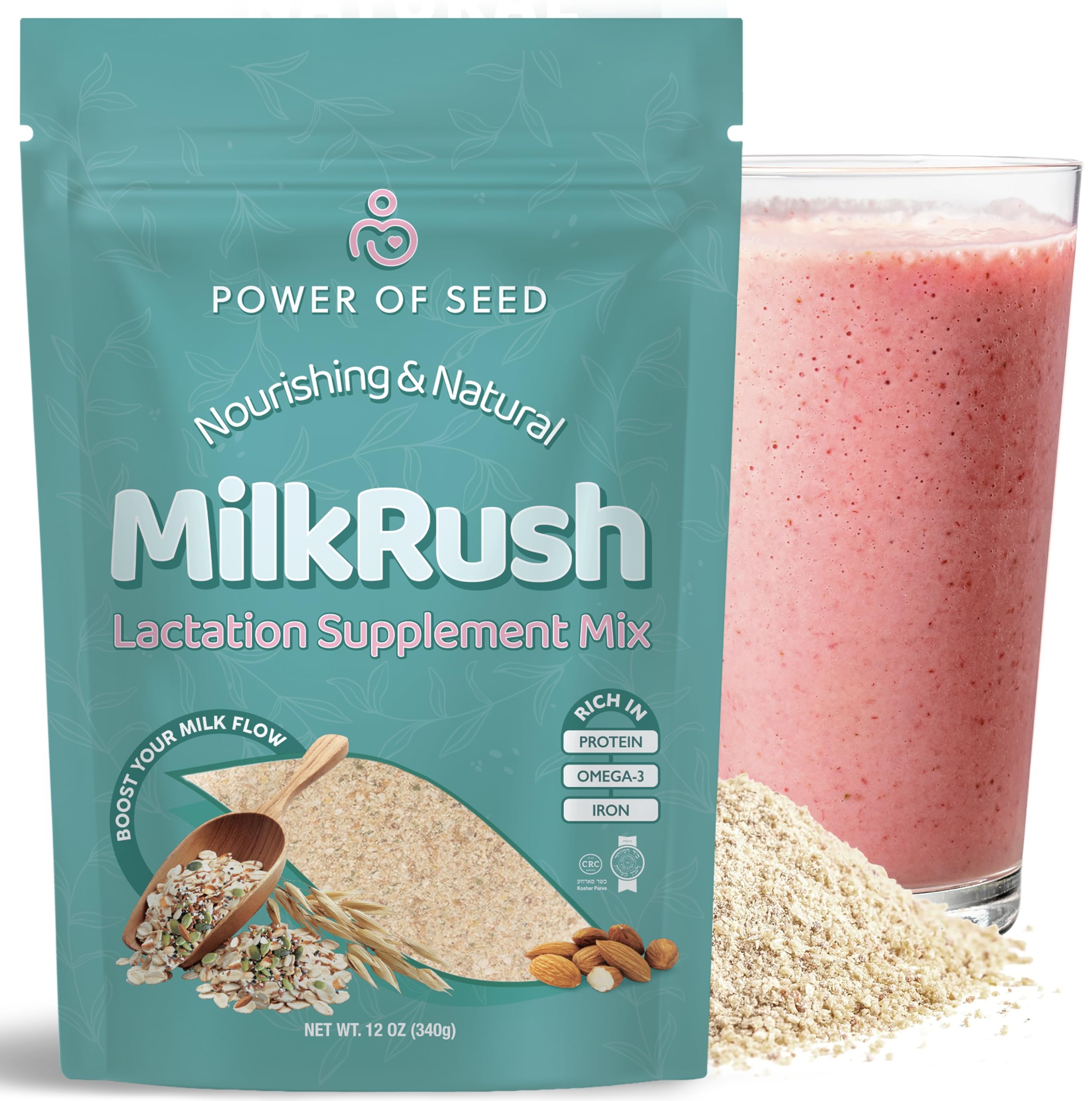 Proseed Power Of Seed Lactation Protein Powder 340g front view
