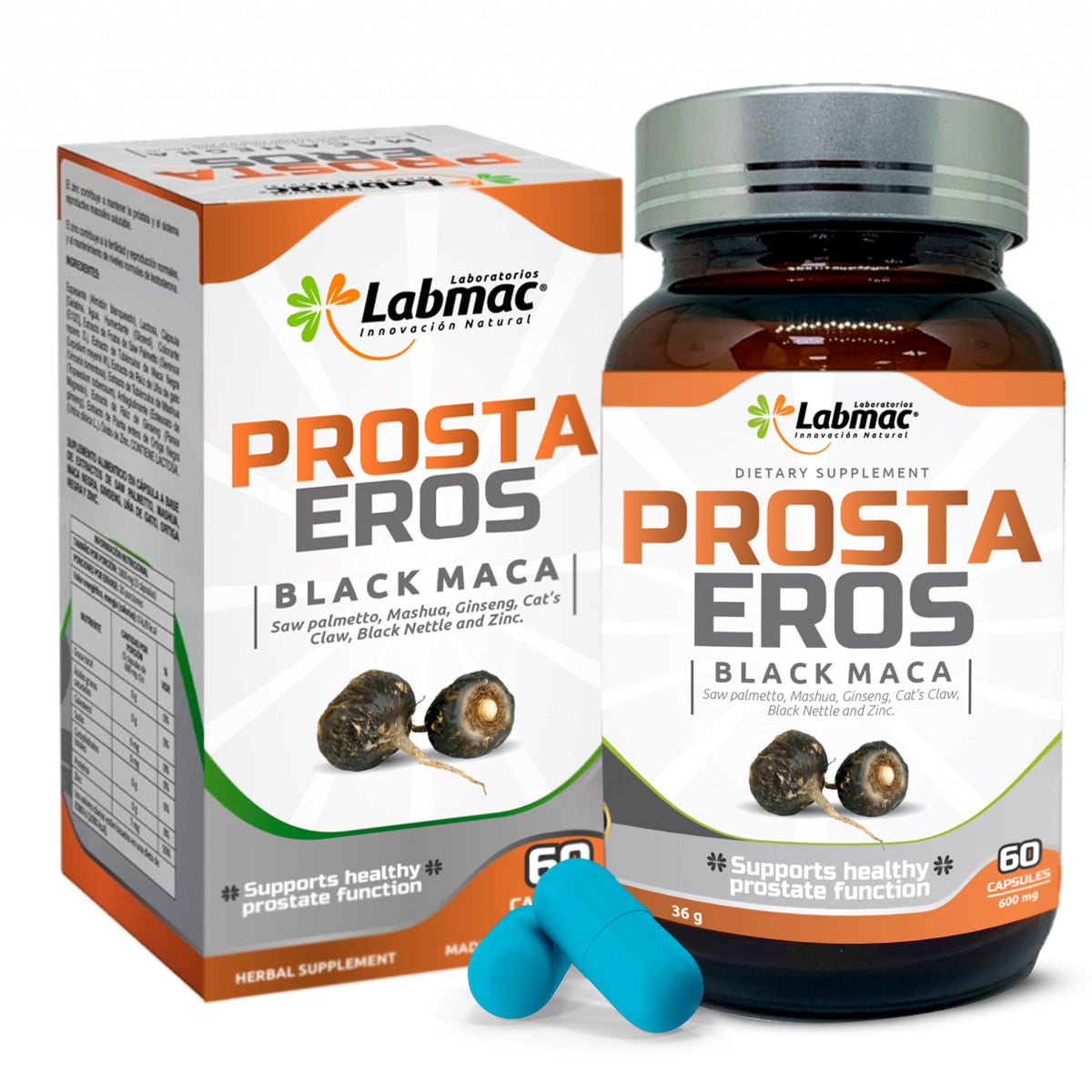 Prosta Eros Saw Palmetto Supplement 176g front view