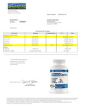 ProstaGenix Blended Vitamin & Mineral Supplement with ingredients list