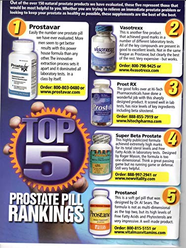 Prostavar Saw Palmetto Supplement back view with dosage information