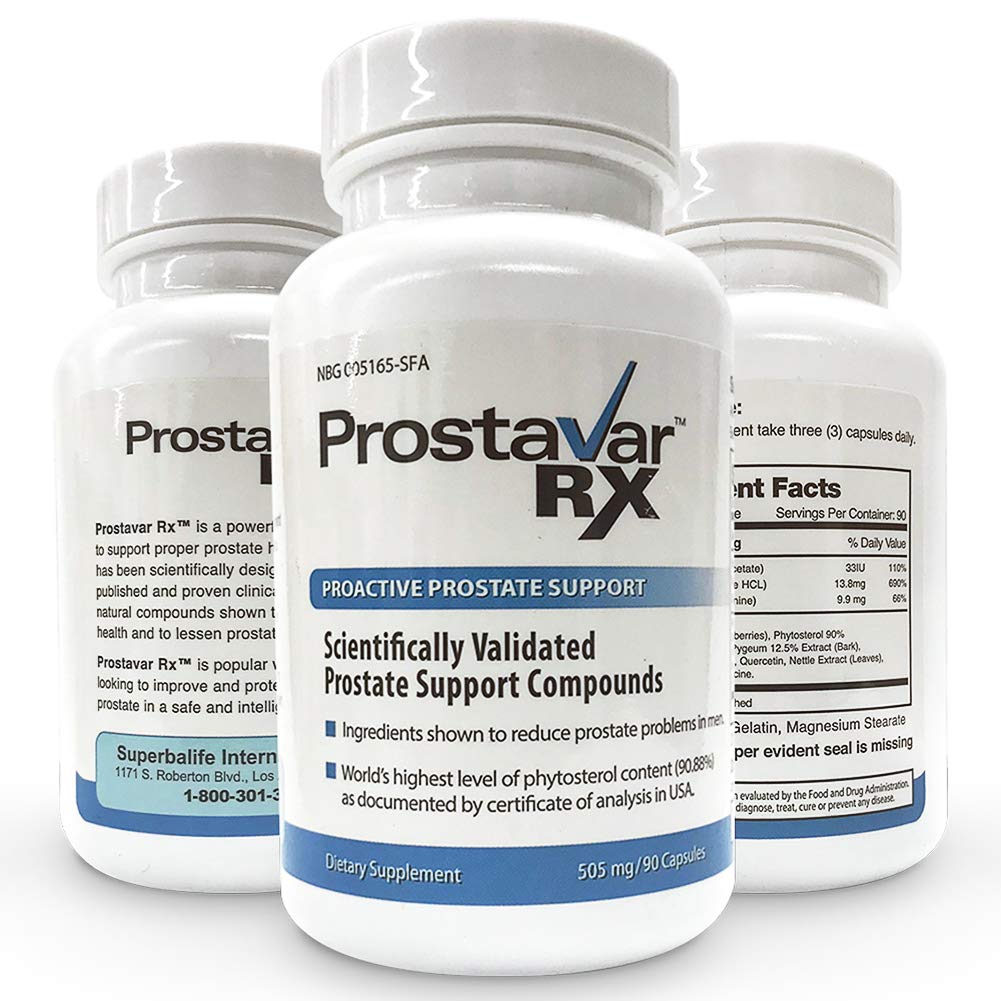 Prostavar Saw Palmetto Supplement in lifestyle setting
