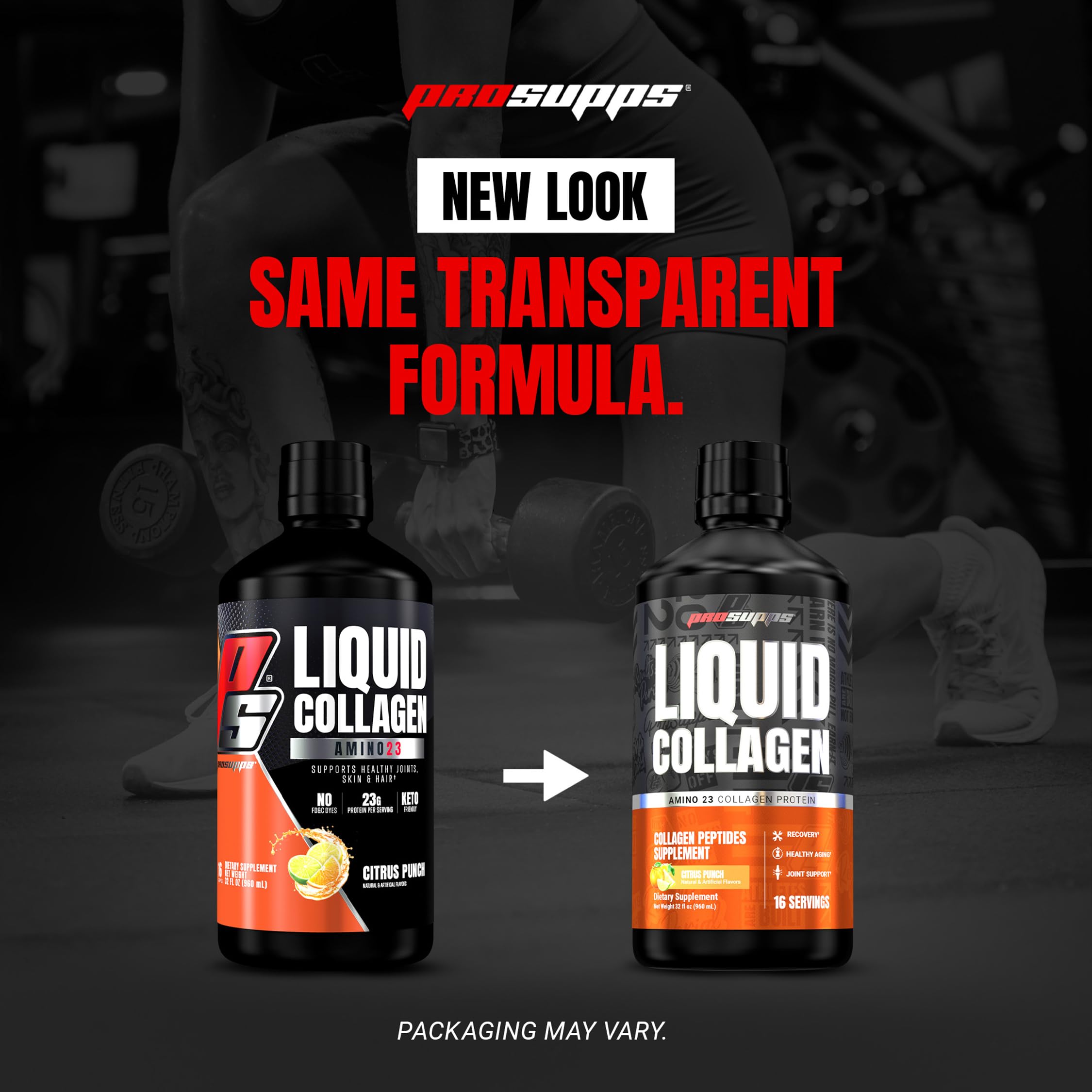 ProSupps Amino 23 Liquid Collagen Citrus Punch nutritional information