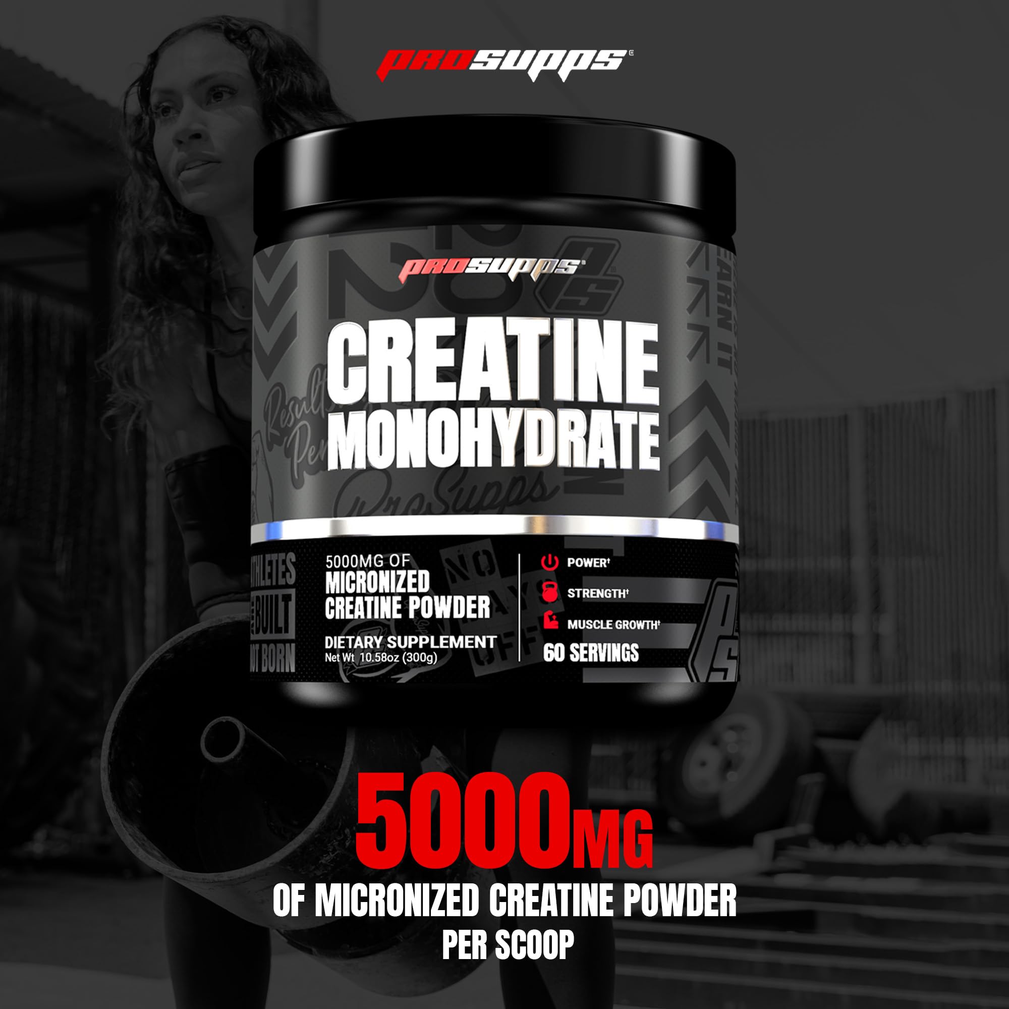 ProSupps Creatine Monohydrate packaging side view
