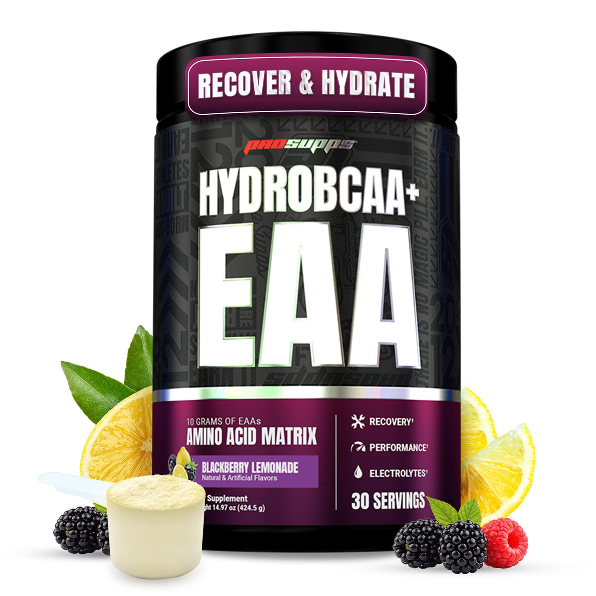 ProSupps HydroBCAA Amino Acids Powder 499g front view