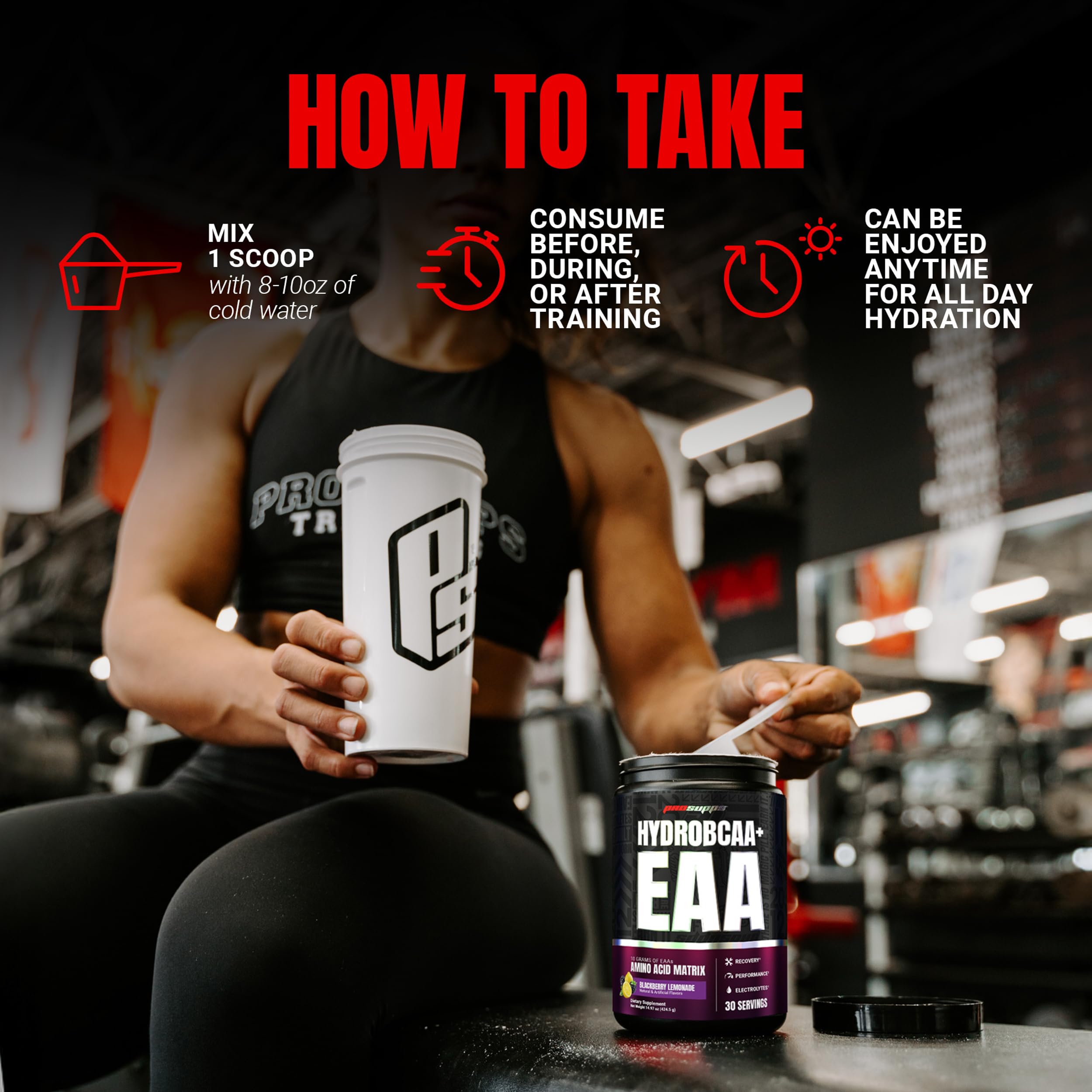 ProSupps HydroBCAA Amino Acids Powder 499g packaging