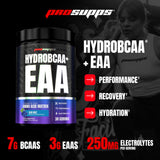 ProSupps HydroBCAA Blue Raspberry nutritional information