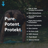PROTEKT Liquid Vitamin B12 with D3 and K2 dropper close-up