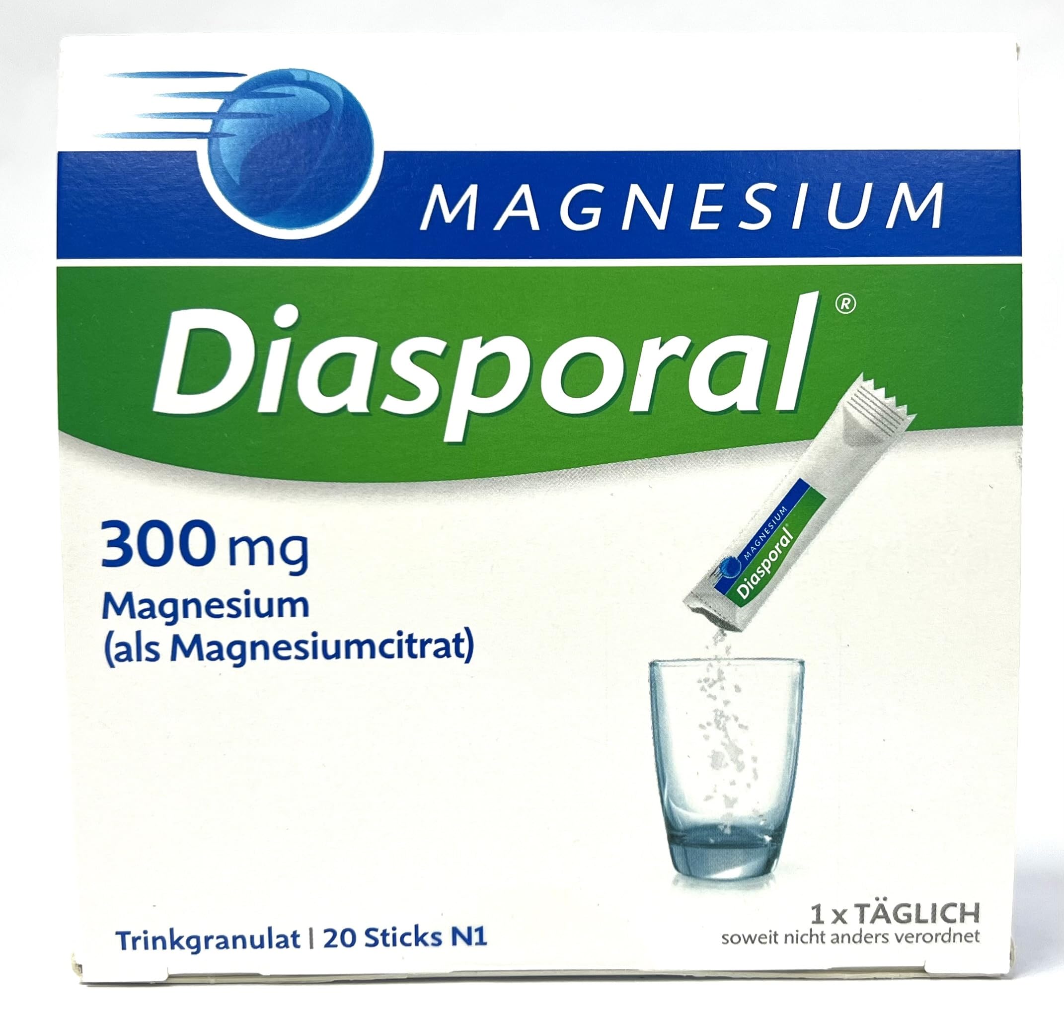 Protina Magnesium Sachets 300mg front view packaging