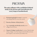 PROTIVA Collagen Powder being mixed in a glass
