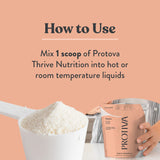 PROTIVA Collagen Powder with a measuring scoop