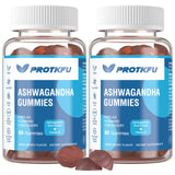 ProTKFU Ashwagandha Gummies pack front view with mixed berry flavour