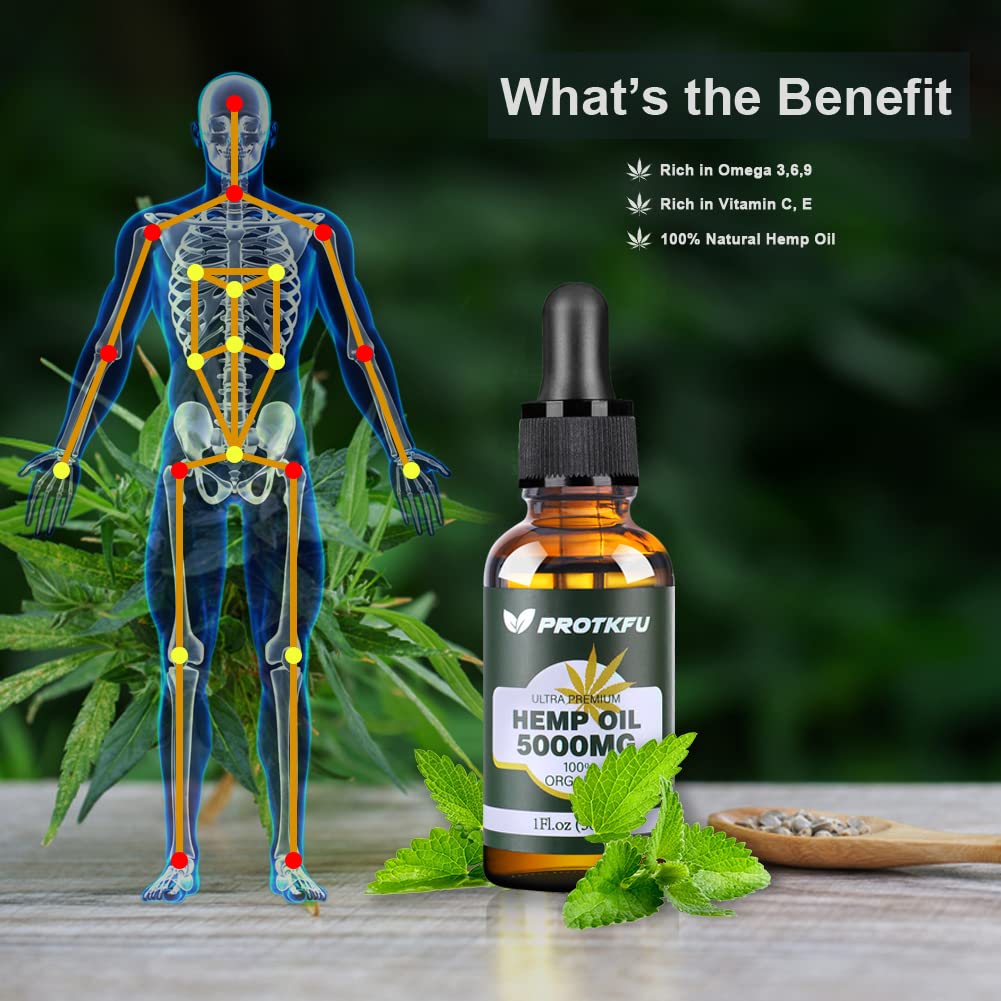 ProTKFU Hemp Oil Omega 3-6-9 nutritional information