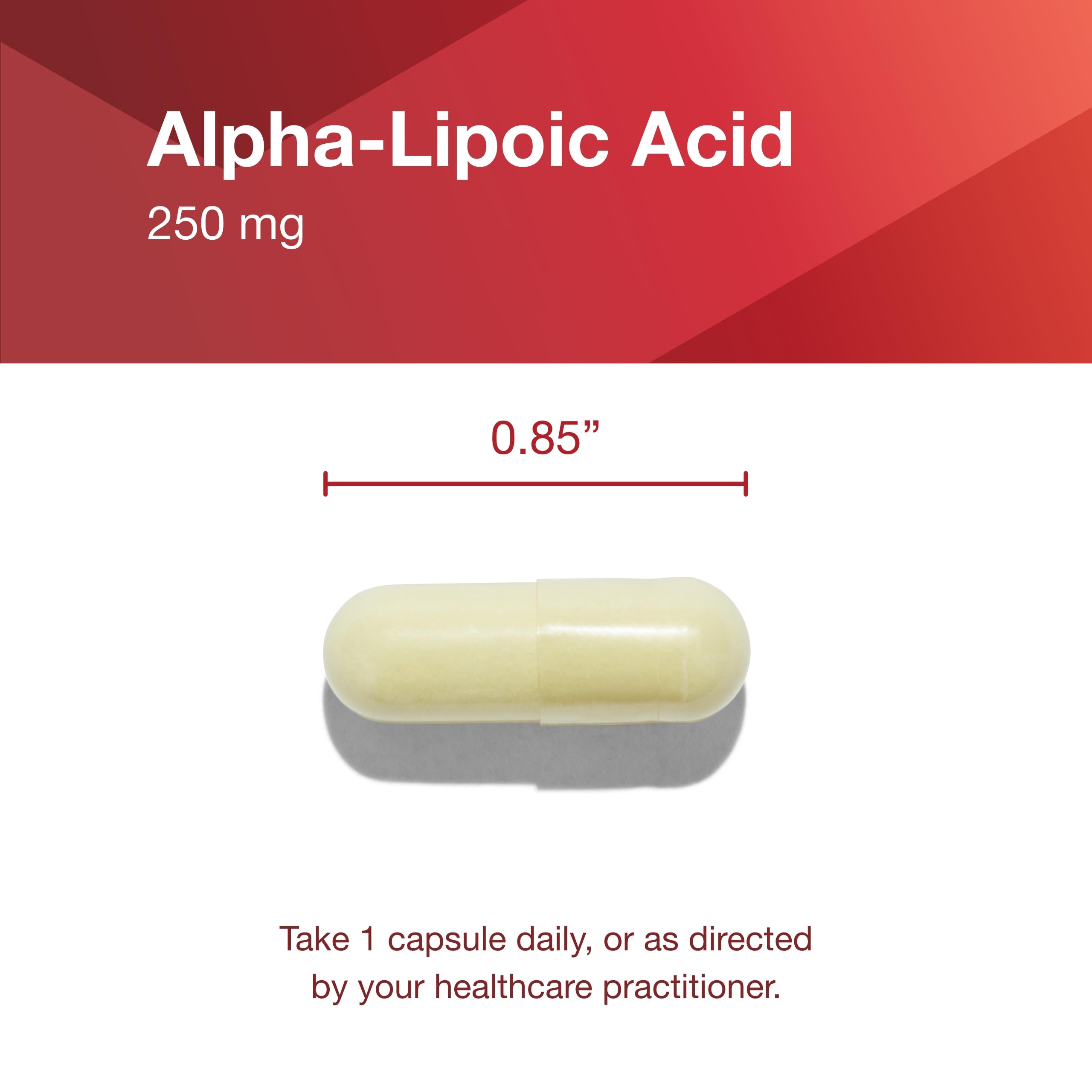 PROTOCOL FOR LIFE BALANCE Alpha Lipoic Acid capsule with rice flour and vegetable polysaccharide