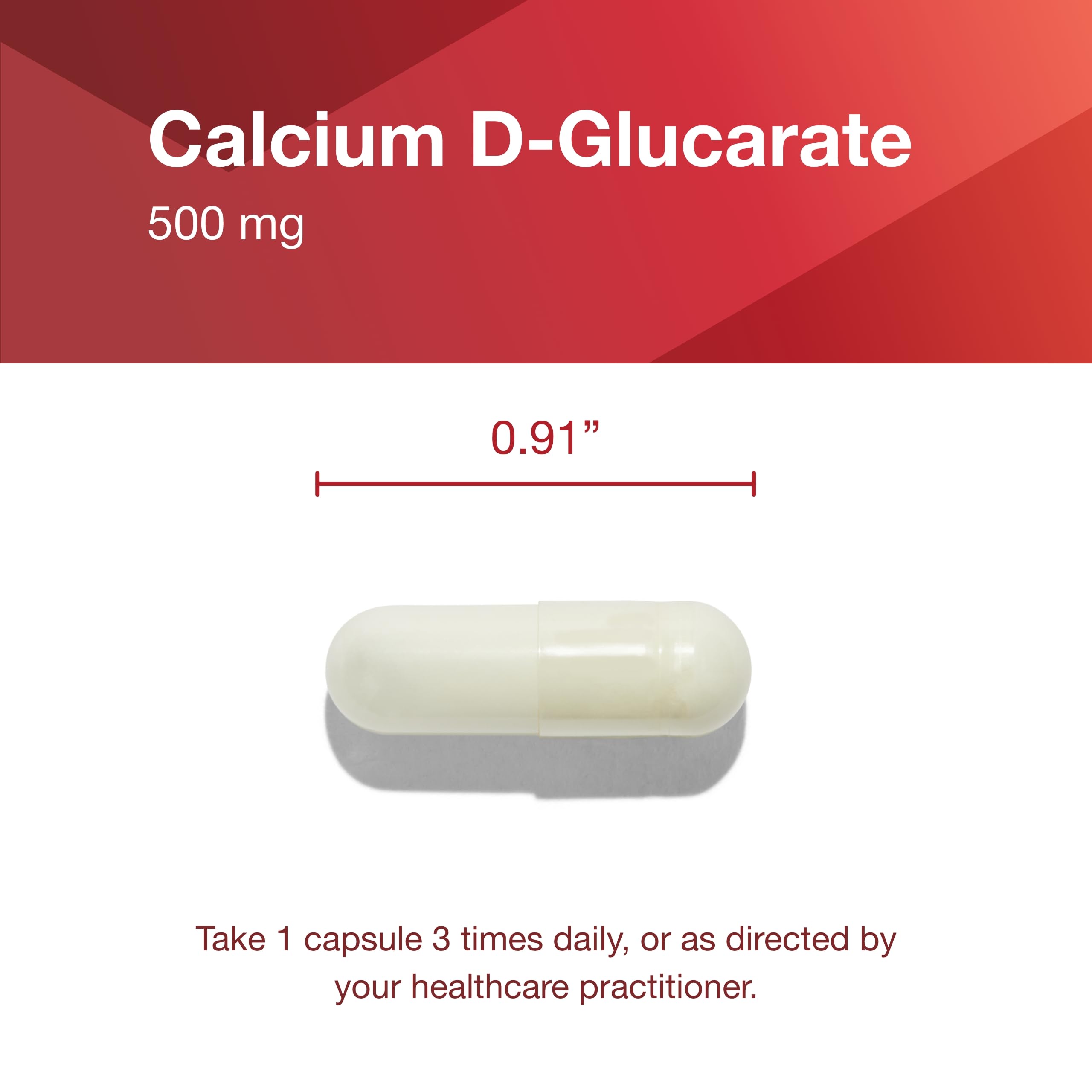 PROTOCOL FOR LIFE BALANCE Calcium D-Glucarate 500mg Veg Capsules bottle