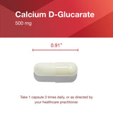 PROTOCOL FOR LIFE BALANCE Calcium D-Glucarate 500mg Veg Capsules bottle
