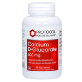 PROTOCOL FOR LIFE BALANCE Calcium D-Glucarate 500mg Veg Capsules front view