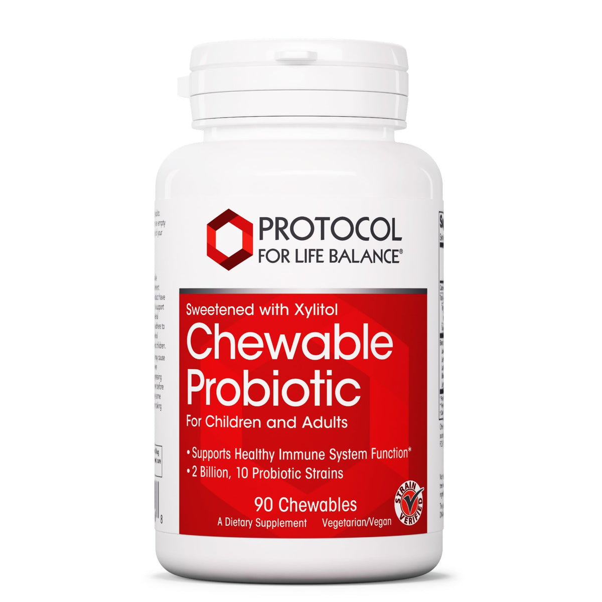 PROTOCOL FOR LIFE BALANCE Chewable Probiotic front view packaging