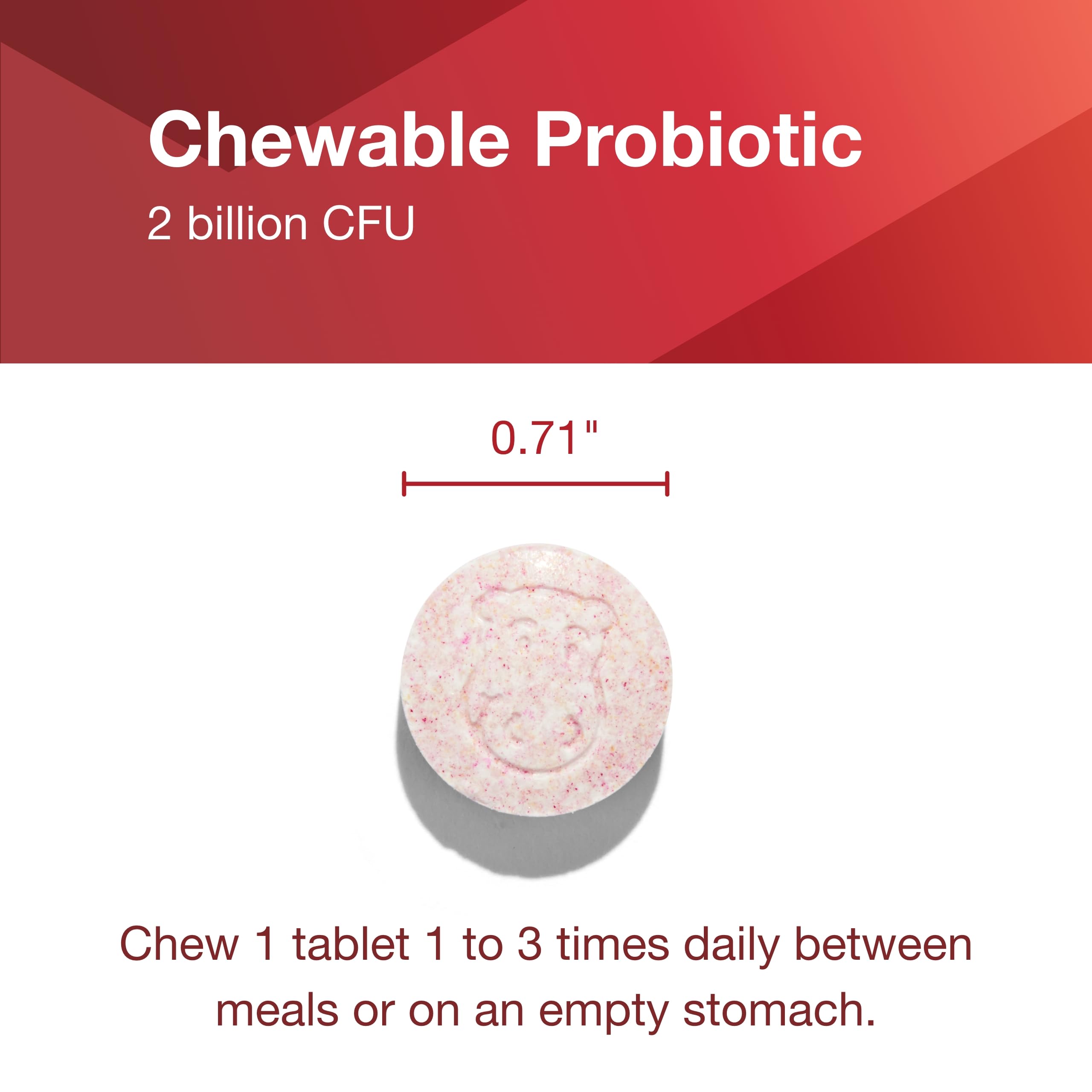 PROTOCOL FOR LIFE BALANCE Chewable Probiotic with a glass of water