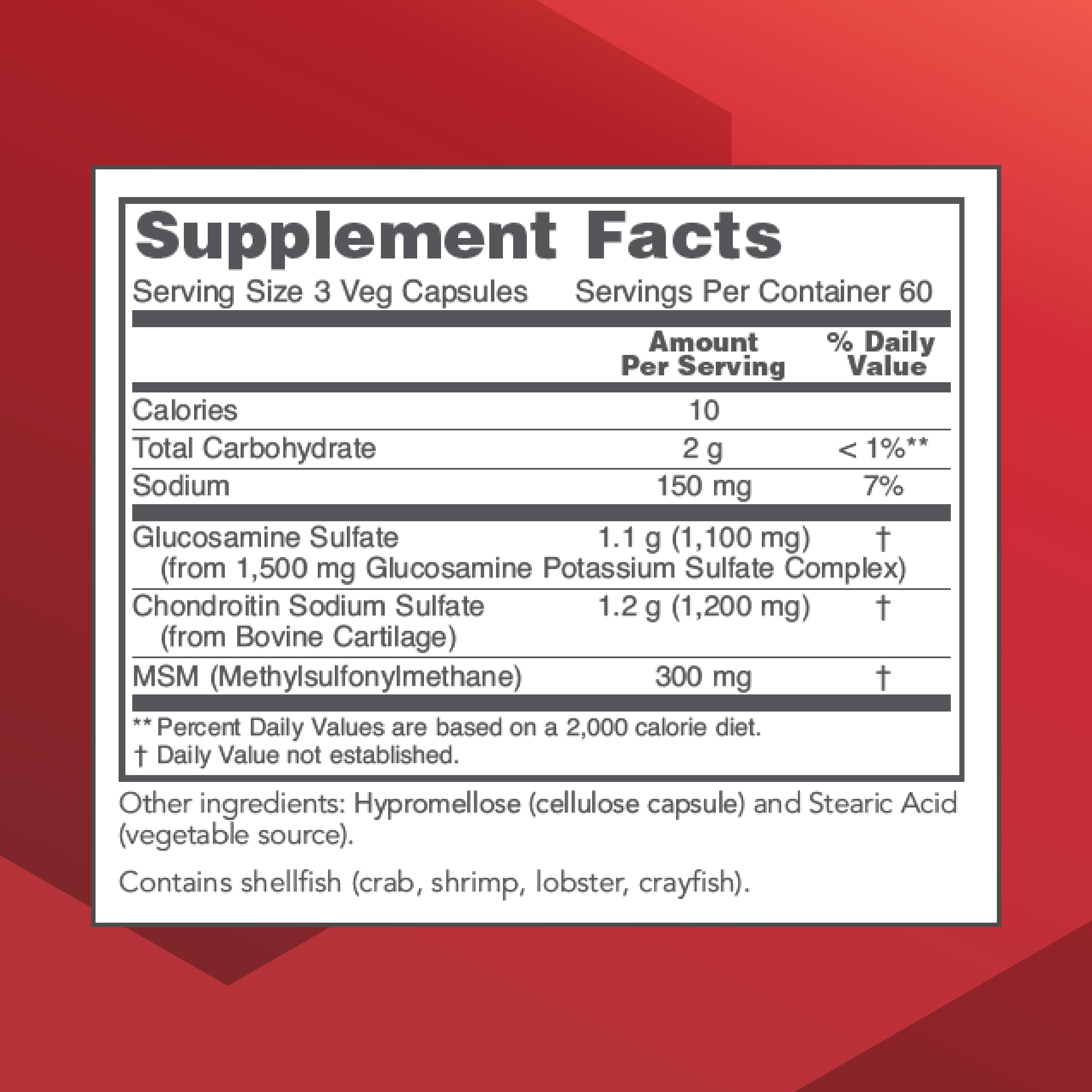 PROTOCOL FOR LIFE BALANCE Chondroitin Joint Support Supplement side view