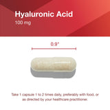 PROTOCOL FOR LIFE BALANCE Hyaluronic Acid Capsules displayed with a glass of water