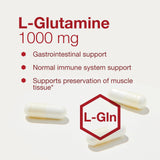 PROTOCOL FOR LIFE BALANCE L-Glutamine Capsules 1000mg serving size