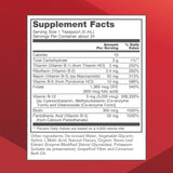 PROTOCOL FOR LIFE BALANCE Liquid B12 5000mcg bottle side view
