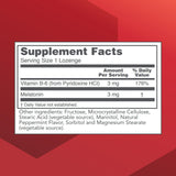 PROTOCOL FOR LIFE BALANCE Melatonin 3mg chewable lozenges packaging