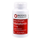 PROTOCOL FOR LIFE BALANCE Melatonin Extra Strength 10 mg supplement front view
