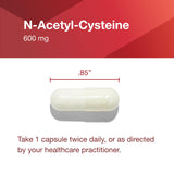 PROTOCOL FOR LIFE BALANCE N-Acetyl-Cysteine 600mg supplement with measuring spoon