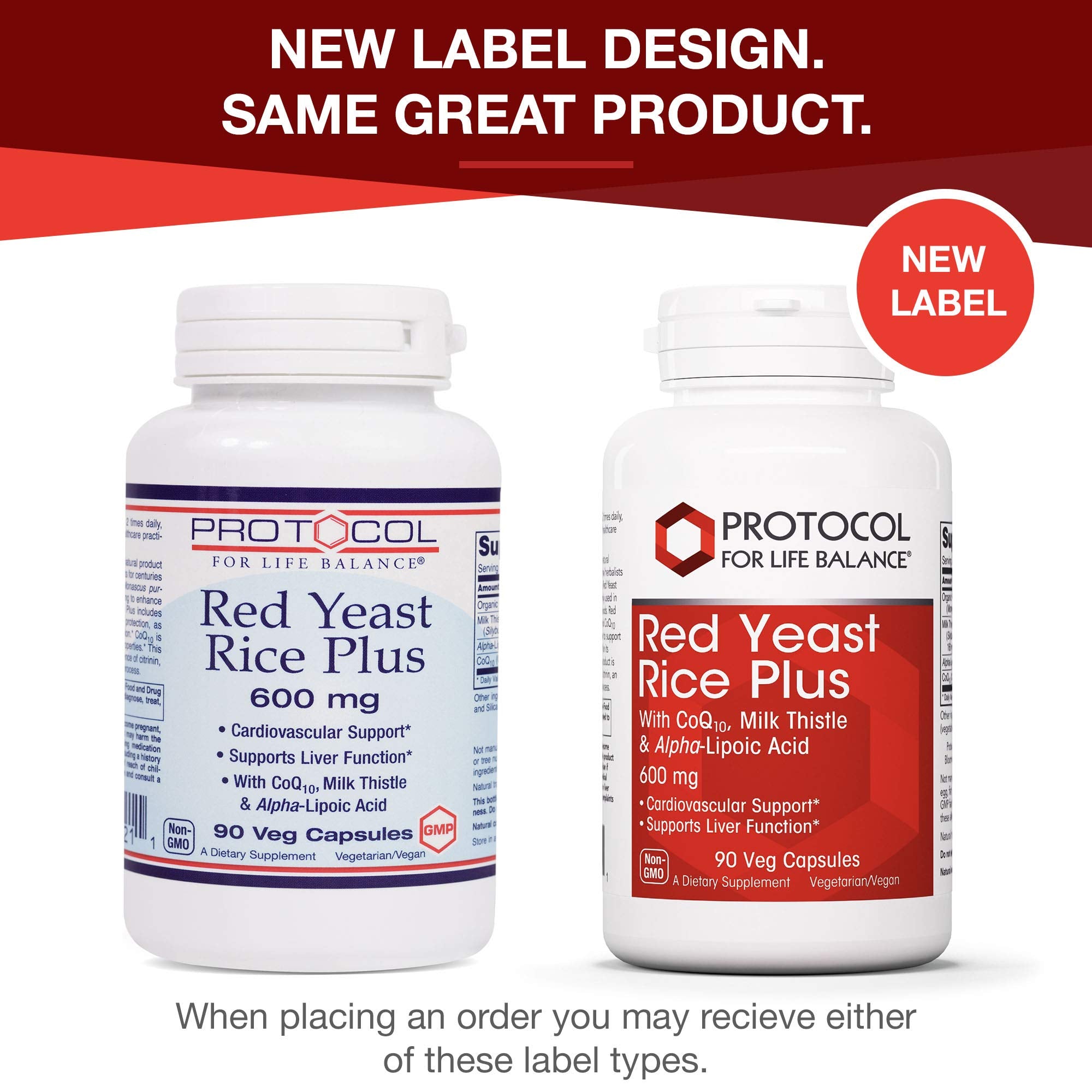 PROTOCOL FOR LIFE BALANCE Red Yeast Rice Plus with a measuring spoon