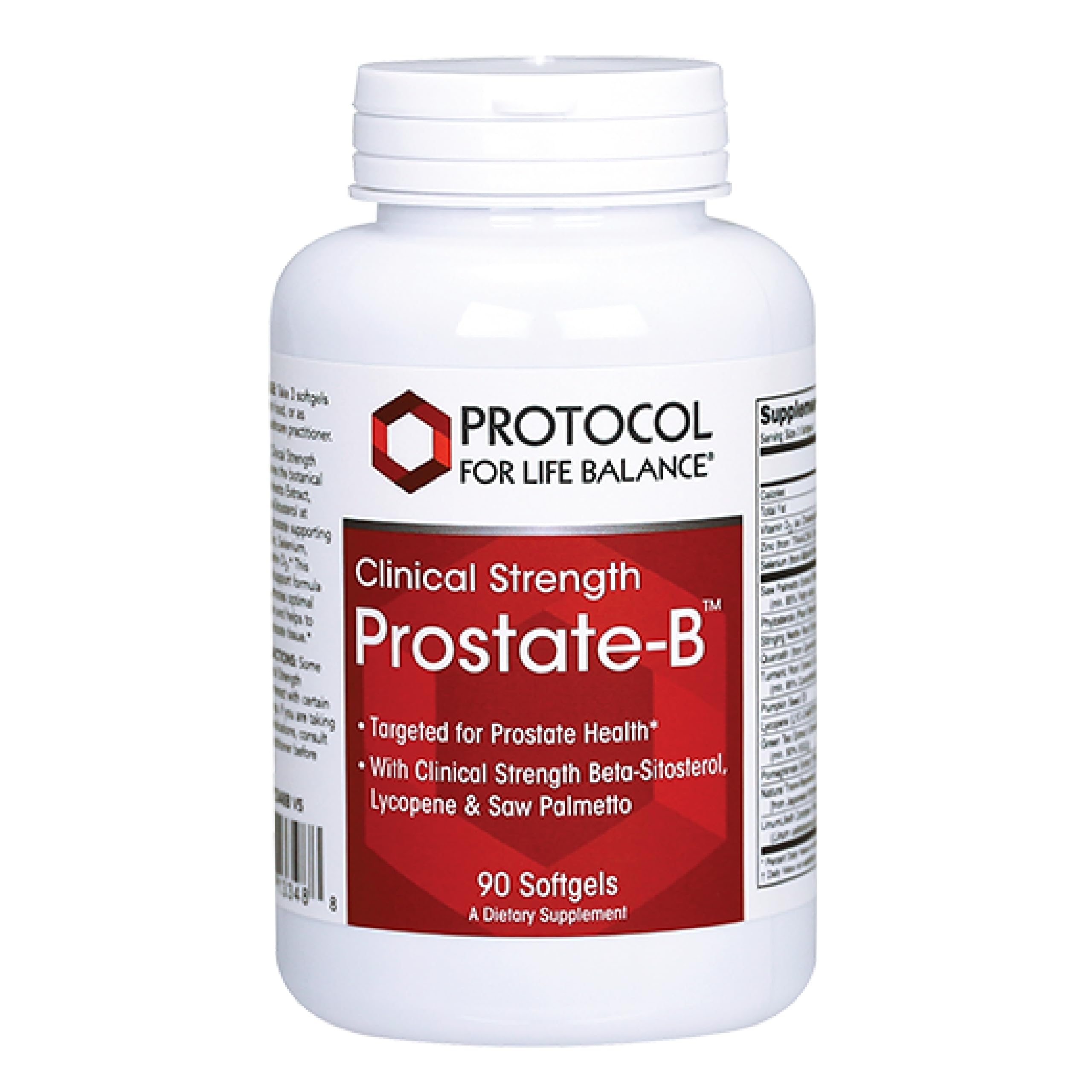 PROTOCOL FOR LIFE BALANCE Saw Palmetto Prostate Support softgels front view