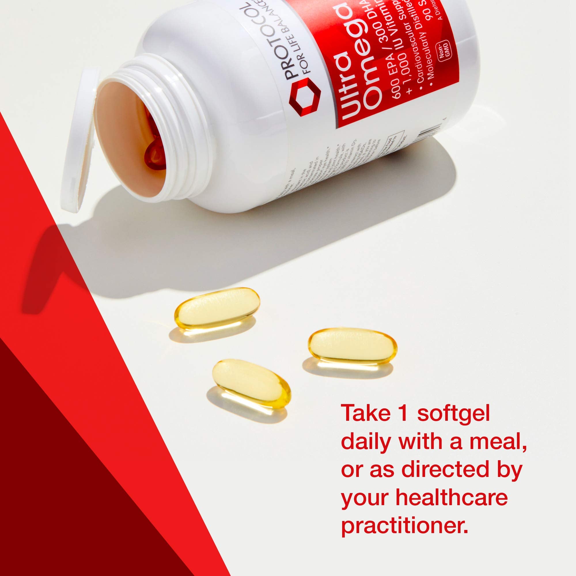 PROTOCOL FOR LIFE BALANCE Ultra Omega 3-D softgel with lemon oil