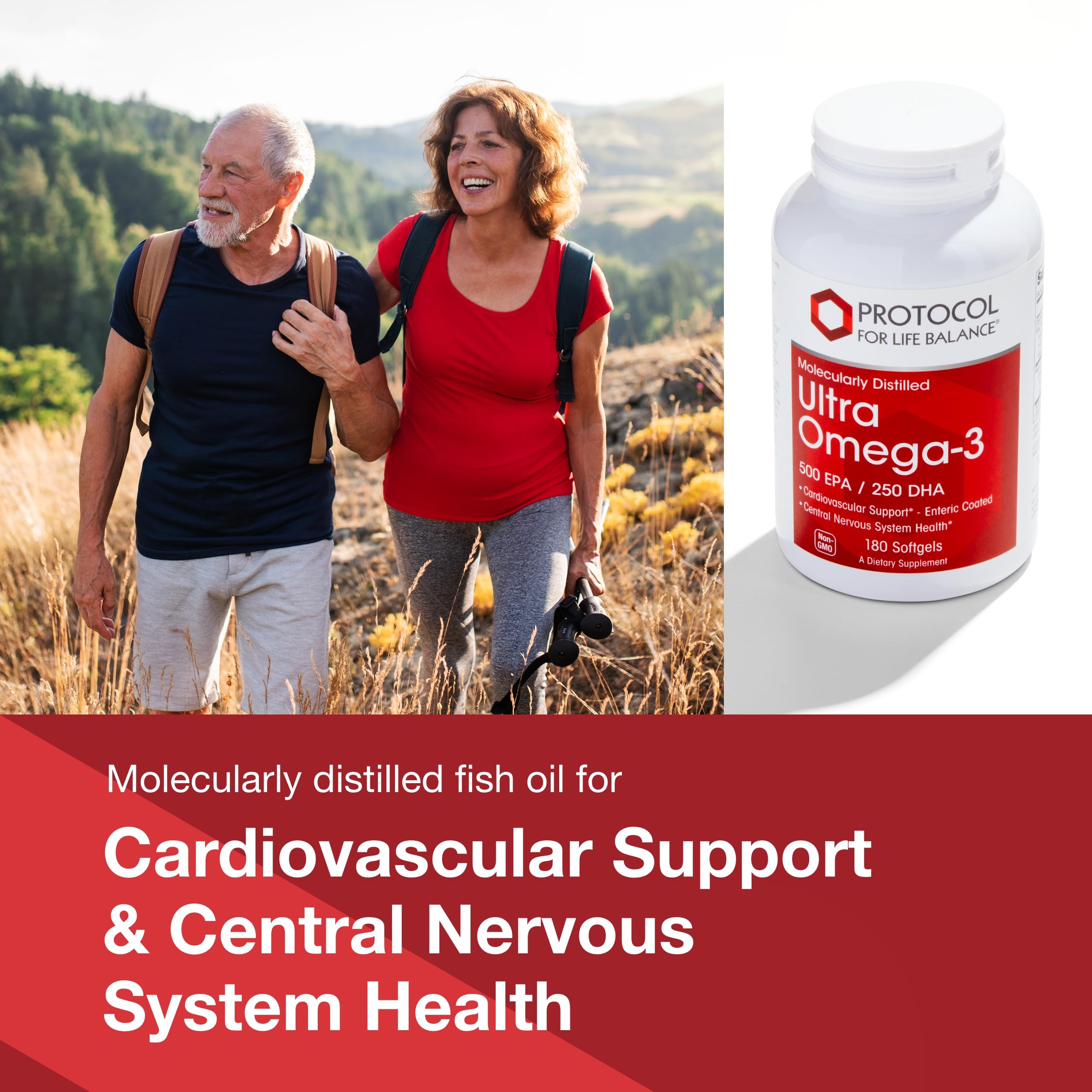 PROTOCOL FOR LIFE BALANCE Ultra Omega-3 Fish Oil Supplement packaging