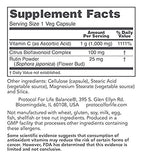 PROTOCOL FOR LIFE BALANCE Vitamin C 1000mg capsule close-up