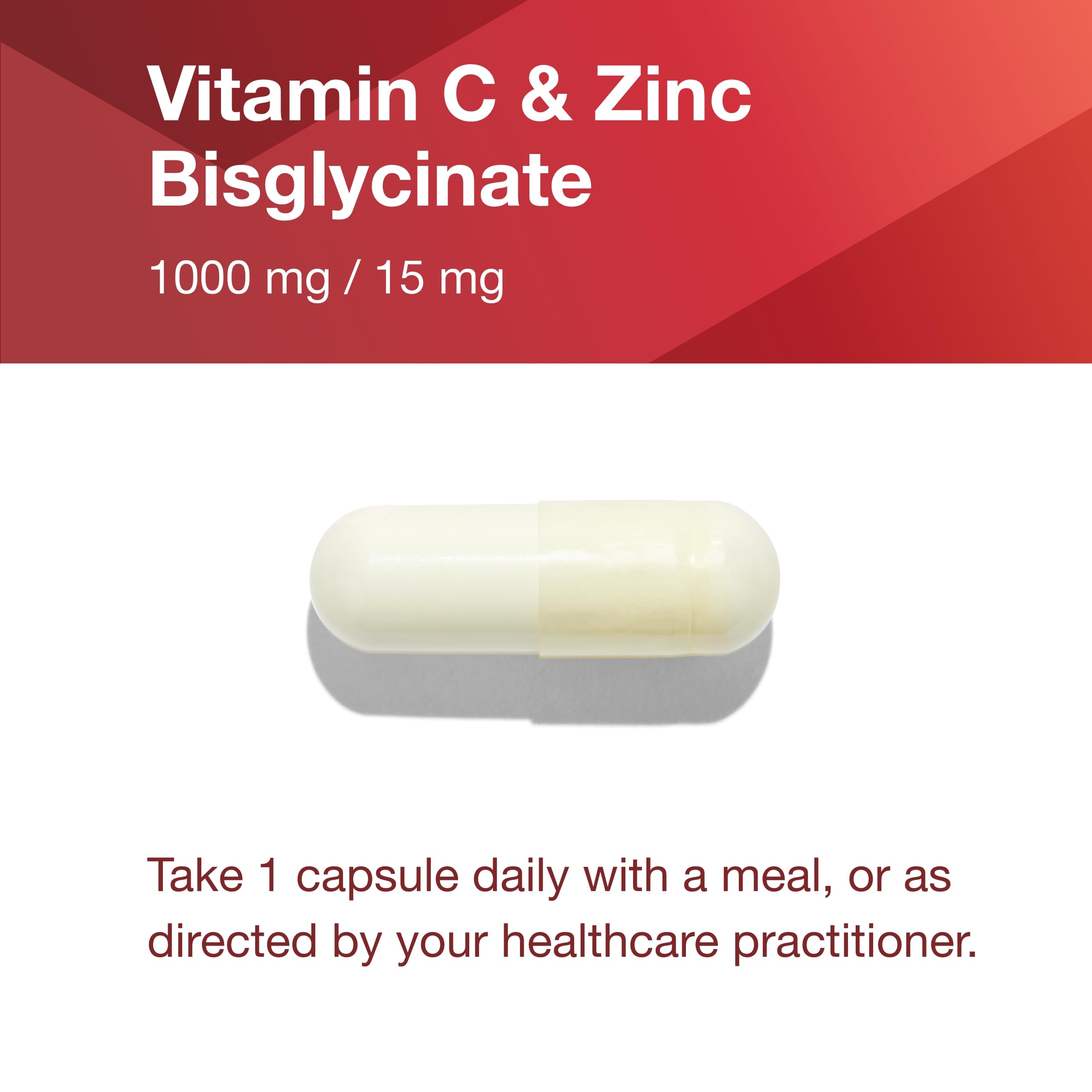 PROTOCOL FOR LIFE BALANCE Vitamin C & Zinc Supplement packaging