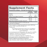 PROTOCOL FOR LIFE BALANCE Vitamin E Softgels 300mg back view with nutritional information