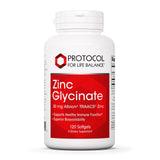PROTOCOL FOR LIFE BALANCE Zinc Glycinate 30mg Softgels front view